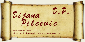 Dijana Pilčević vizit kartica